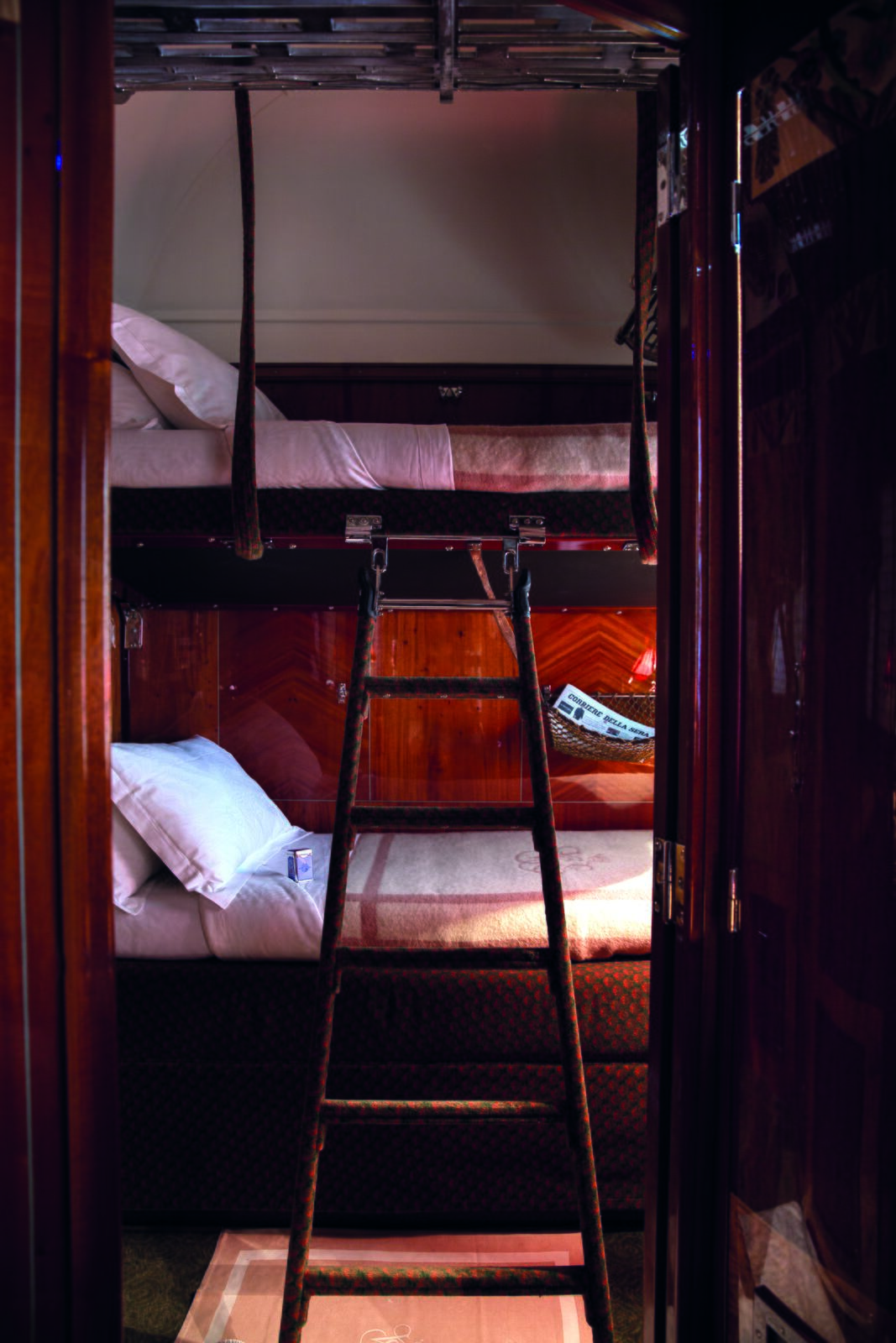 Cabin by night